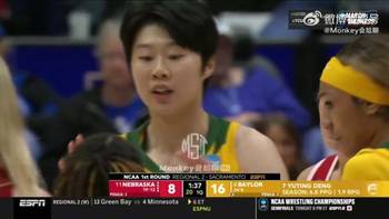 旅美女篮球员！邓雨婷疯三出战16分钟！5投2中得6分3板